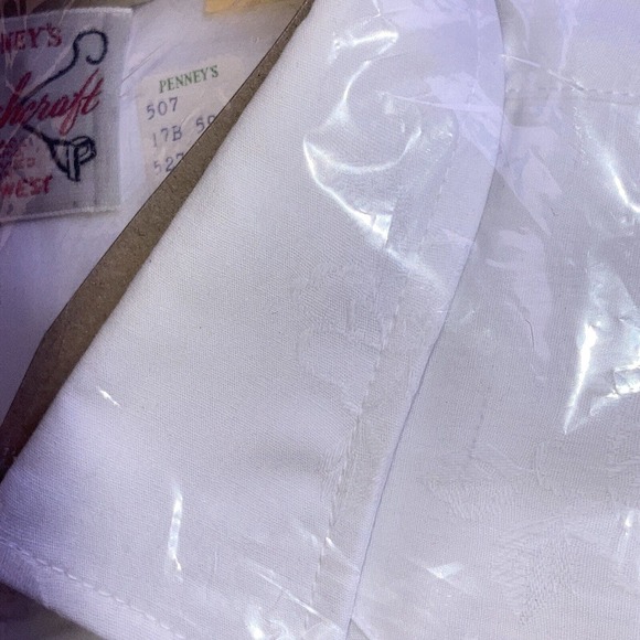 NEW Penney's Ranchcraft Western Pearl Snap Button Up Shirt Size 16 - M Floral - Picture 5 of 7